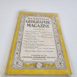 National Geographic Magazine November 1940 No Insert